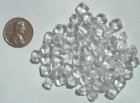 60 6x8mm Crystal Nugget Beads